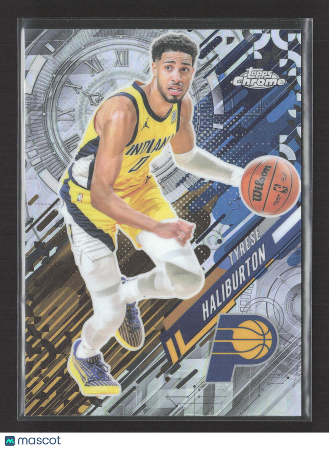 2025 Topps Chrome Go Time Tyrese Haliburton #GT-5 Refractor