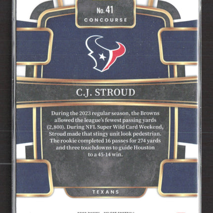 2024 Panini Select Concourse C.J. Stroud #41 RC