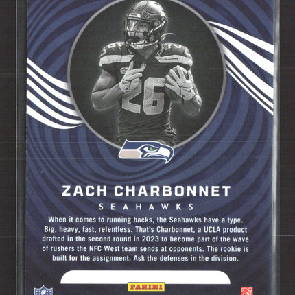 2024 Panini Illusions Zach Charbonnet #92 RC