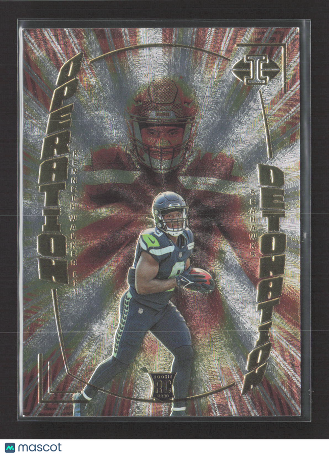2022 Panini Illusions Operation Detonation Kenneth Walker III #OD-25 RC