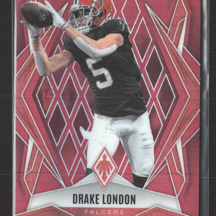 2025 Panini Phoenix Football Drake London #126 Red 101/399