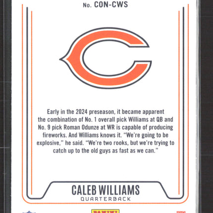 2025 Panini Phoenix Contours Caleb Williams #CON-CWS RC
