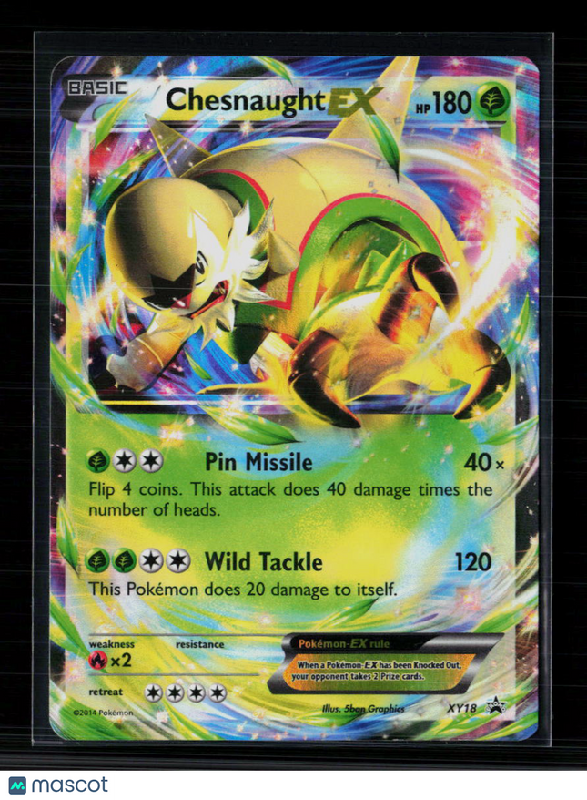 Pokemon 2014 XY Chesnaught EX FA #XY18