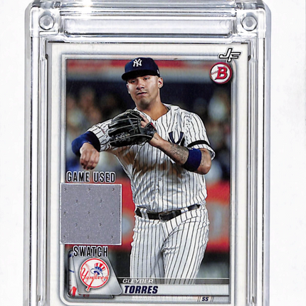 2022 Jersey Fusion Gleyber Torres #GT617 Game Used Swatch