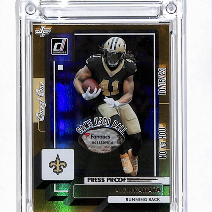 2025 Jersey Fusion Game Dated Ball Stars Alvin Kamara #247 1/1 Masterpiece