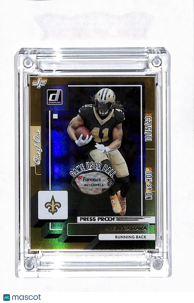 2025 Jersey Fusion Game Dated Ball Stars Alvin Kamara #247 1/1 Masterpiece