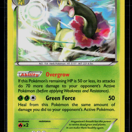 Pokemon 2016 BREAKpoint Meganium #3/122