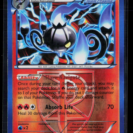 Pokemon 2013 Plasma Freeze Chandelure #16/116