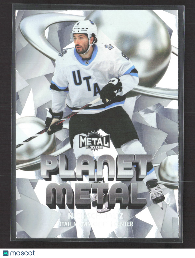 2026 SkyBox Metal Universe Planet Metal Nick Schmaltz #27 of 40 PM