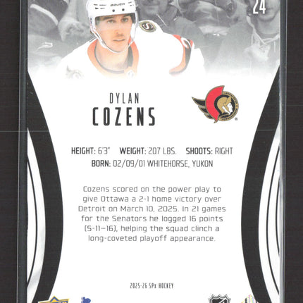 2026 Upper Deck SPx Finite Dylan Cozens #24 Blue 271/999