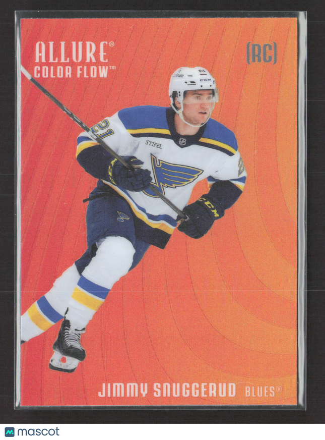 2026 Upper Deck Allure Color Flow Jimmy Snuggerud #CF-29 Red-Orange