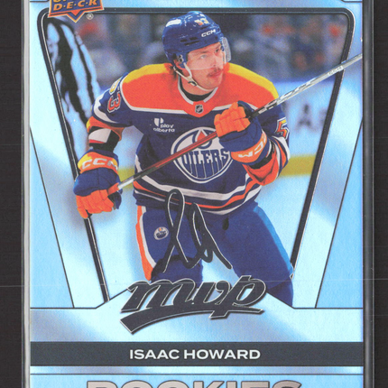 2025 Upper Deck MVP Isaac Howard #251 Silver Script