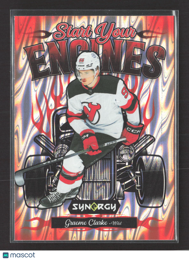2025 Upper Deck Synergy Start Your Engines Graeme Clarke #SYE-11