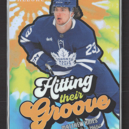 2026 Upper Deck Allure Hitting Their Groove Matthew Knies #HTG-3 Orange