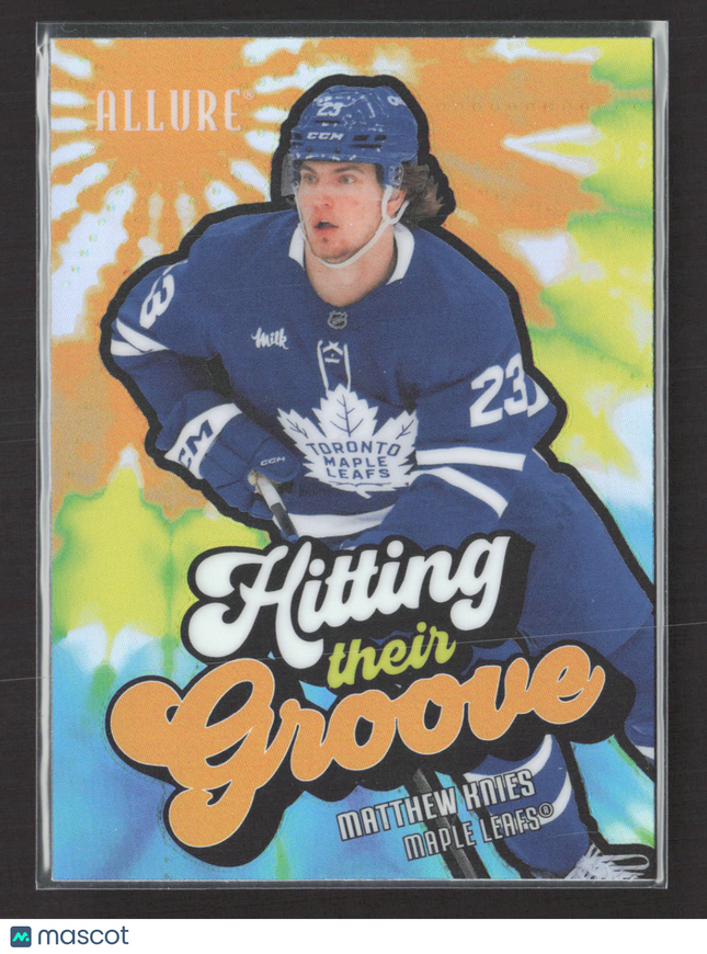 2026 Upper Deck Allure Hitting Their Groove Matthew Knies #HTG-3 Orange