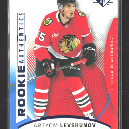 2026 Upper Deck SP Hockey Rookie Authentics Artyom Levshunov #129 Blue