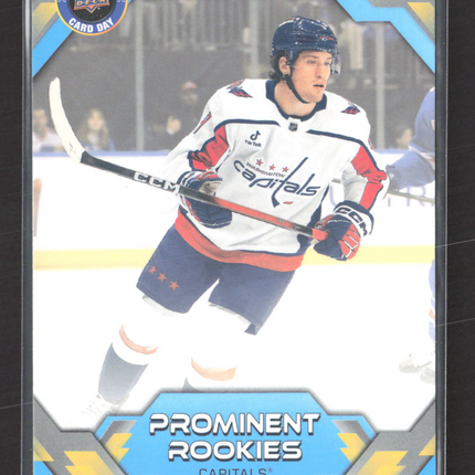 2026 Upper Deck National Hockey Card Day Prominent Rookies Ryan Leonard #NHCD-4