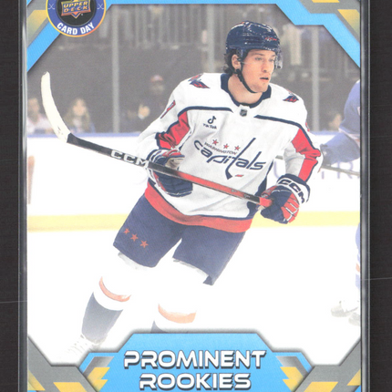 2026 Upper Deck National Hockey Card Day Prominent Rookies Ryan Leonard #NHCD-4