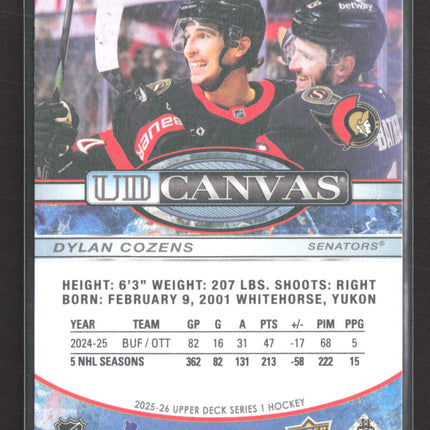 2025 Upper Deck Series 1 UD Canvas Dylan Cozens #C-85