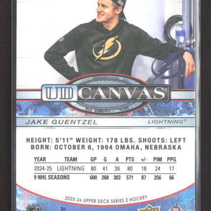 2026 Upper Deck Series 2 UD Canvas Jake Guentzel #C-127
