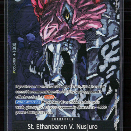 One Piece Card Game St. Ethanbaron V. Nusjuro Carrying On His Will R OP13-080