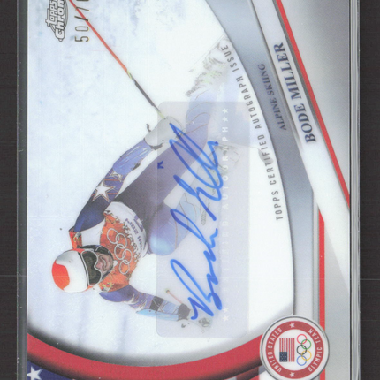 2026 Topps Chrome U.S. Olympics Bode Miller #BCA-BMI 50/76 Auto