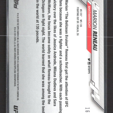 2021 Topps UFC Marion Reneau #44 Camo /25