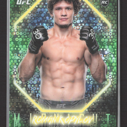 2025 Topps Midnight UFC Roman Kopylov #82 Green RC /125