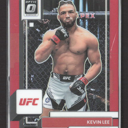 2023 Panini Donruss Optic UFC Kevin Lee #19 Red 003/199