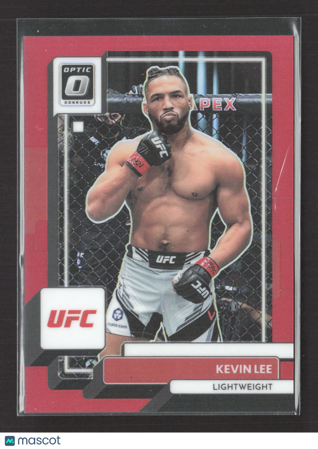 2023 Panini Donruss Optic UFC Kevin Lee #19 Red 003/199