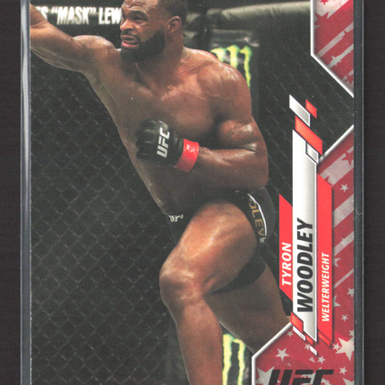 2020 Topps UFC Tyron Woodley #41 Independence Day 56/76