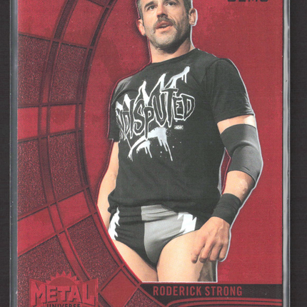 2025 Skybox AEW Metal Universe Roderick Strong #3 Precious Gems Red 039/100