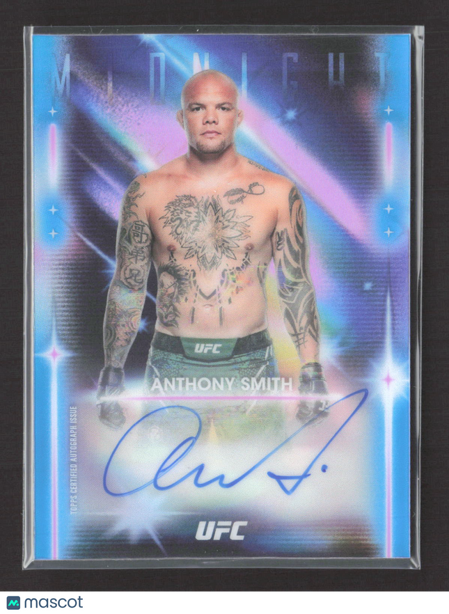 2025 Topps Midnight UFC Glimmer Graphs Anthony Smith #GRG-AS Auto