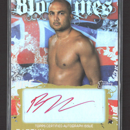 2010 Topps UFC Bloodlines BJ Penn #BLA-BP 04/25 Auto