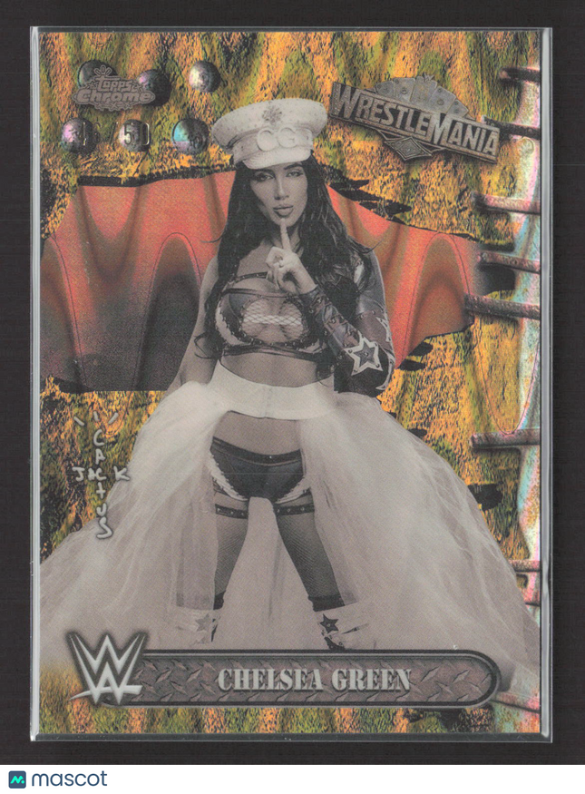 2025 Topps Chrome WrestleMania Chelsea Green #61 Gold /50