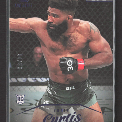 2023 Panini Chronicles Luminance UFC Chris Curtis #155 54/99