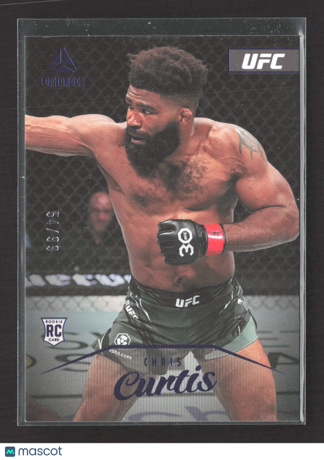 2023 Panini Chronicles Luminance UFC Chris Curtis #155 54/99