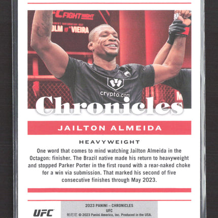 2023 Panini Chronicles UFC Jailton Almeida #88 197/199 RC