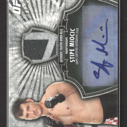 2012 Topps UFC Bloodlines Stipe Miocic #FAR-SM Relic 009/279 Auto