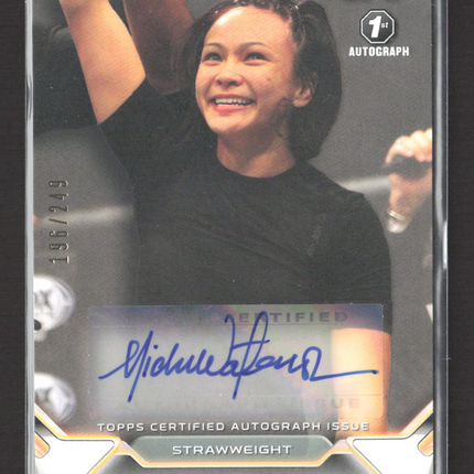 2016 Topps UFC Knockout Michelle Waterson #KA-MW 196/249 Auto