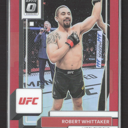 2023 Panini Donruss Optic Prizm Robert Whittaker #93 Red 058/199