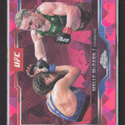 2024 Topps Chrome UFC Molly McCann #29 Padparascha 1/1