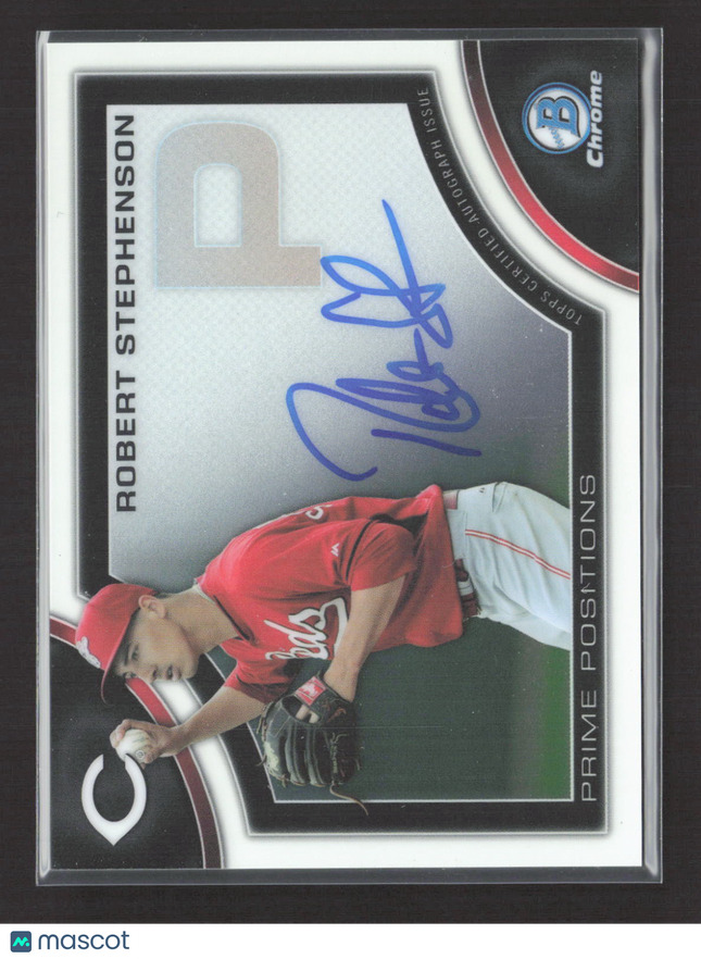 2015 Bowman Chrome Prime Positions Robert Stephenson #PPA-RS Auto