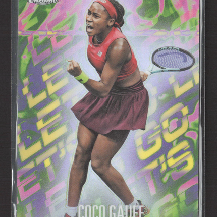 2024 Topps Chrome Let's Go Coco Gauff #LGO-CG