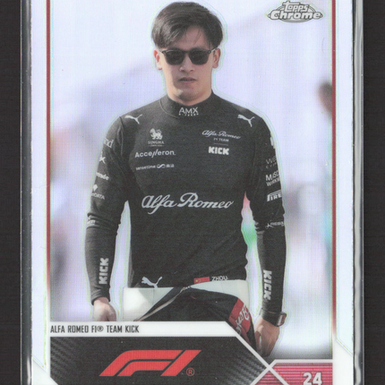 2023 Topps Chrome Formula 1 Zhou Guanyu #59 Refractor
