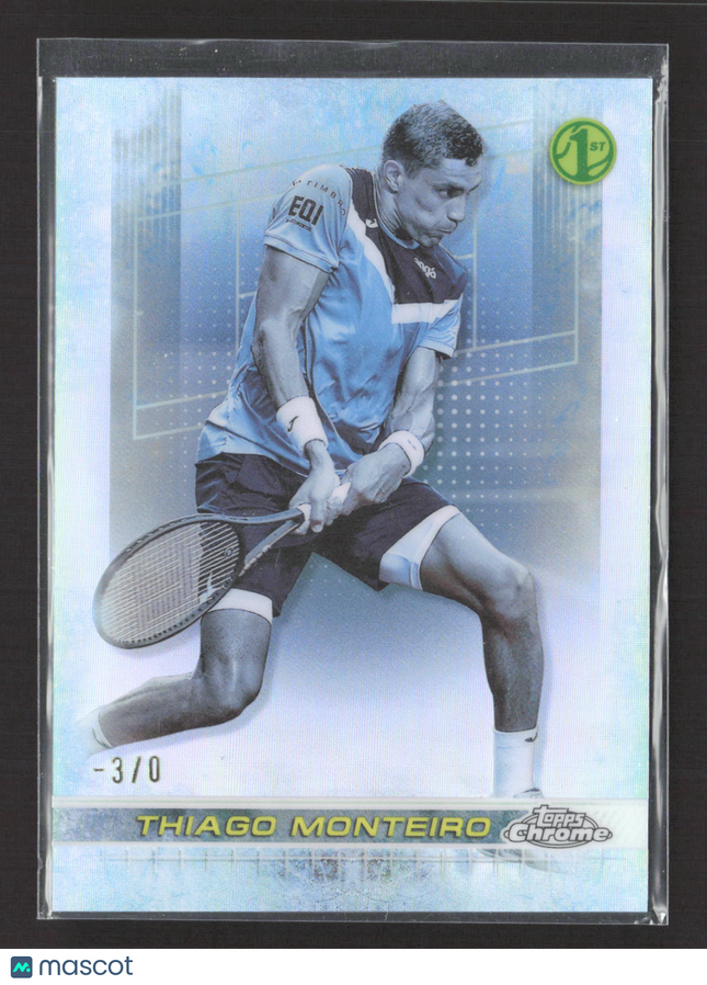 2024 Topps Chrome Tennis Thiago Monteiro #36 Frozen Fractor -3/0