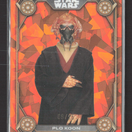 2024 Topps Chrome Star Wars 09/25 #JC-2 Plo Koon Orange Sapphire