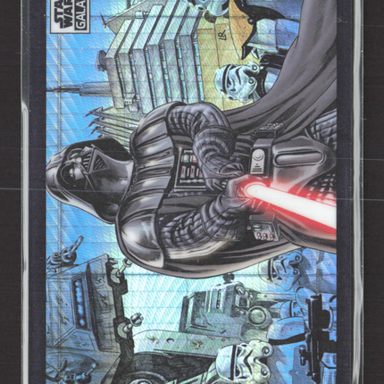 2022 Topps Star Wars Galaxy 34/75 #59 Darth Vader Prism