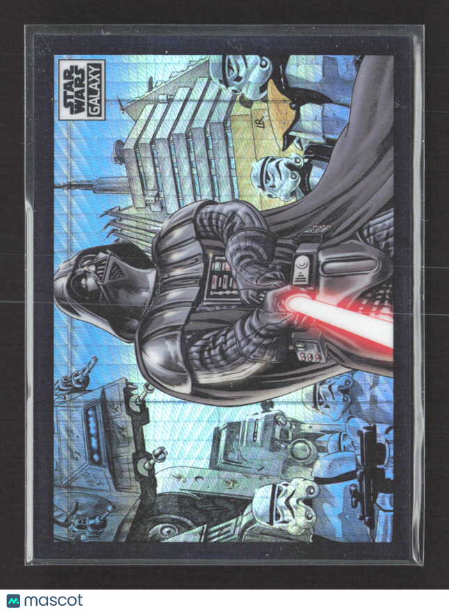 2022 Topps Star Wars Galaxy 34/75 #59 Darth Vader Prism