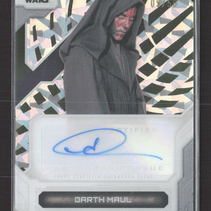 2016 Topps Star Wars High Tek Ray Park Autograph 09/50 #A-RP Darth Maul